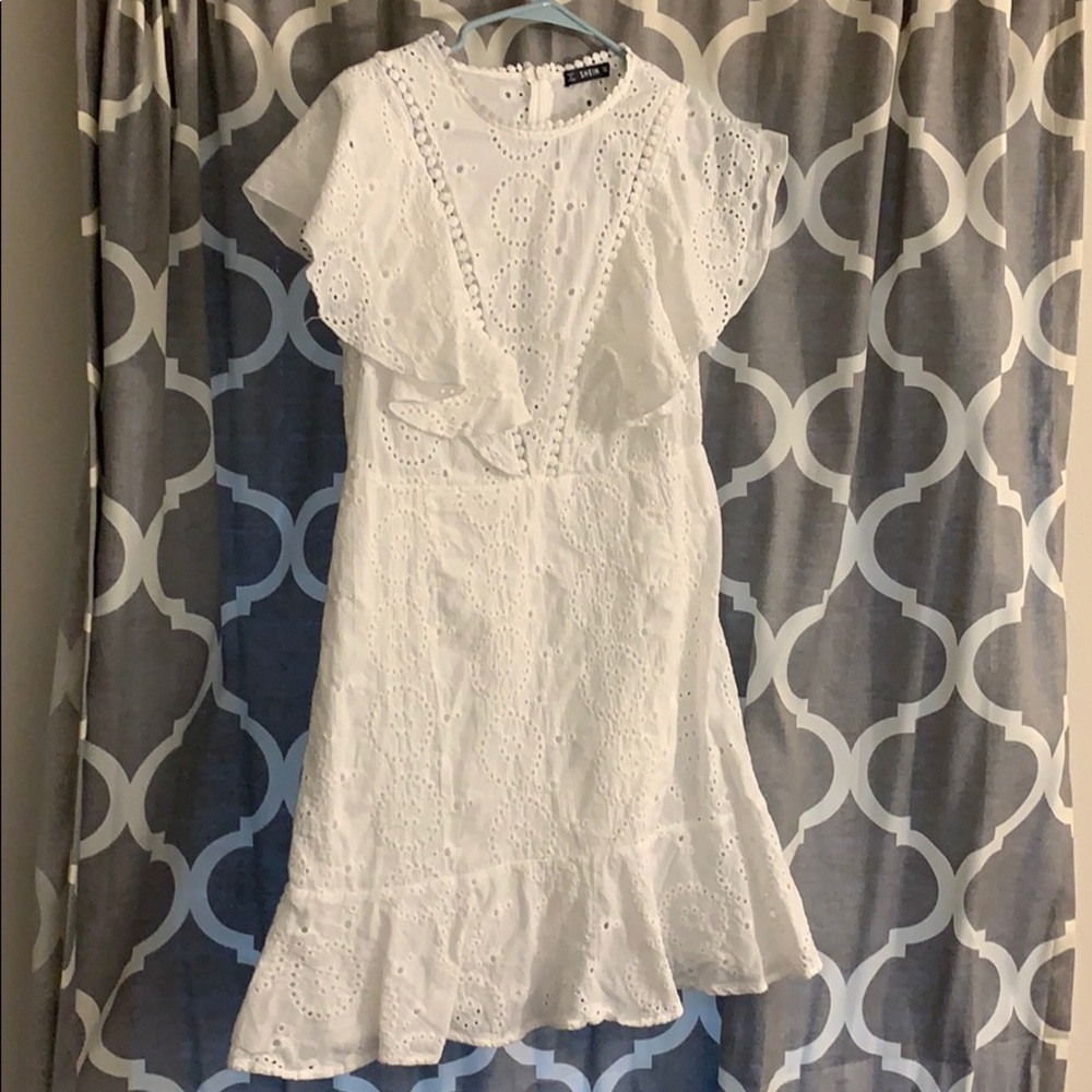 White summer dress